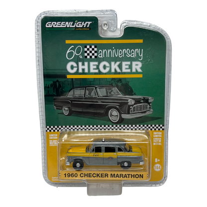 Greenlight Checker 60th Anniversary 1960 Checker Marathon RAW 1:64 Diecast