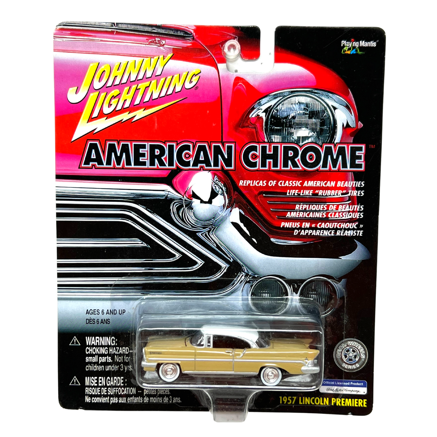 Johnny Lightning American Chrome 1957 Lincoln Premiere 1:64 Diecast