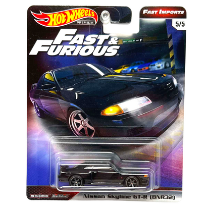 Hot Wheels Premium Fast & Furious Fast Imports Nissan Skyline BNR32 1:64 Diecast