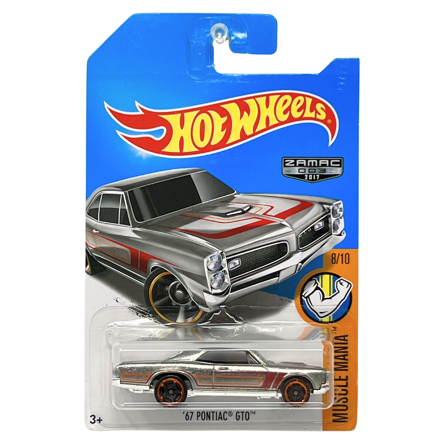 Hot Wheels Zamac Muscle Mania '67 Pontiac GTO 1:64 Diecast