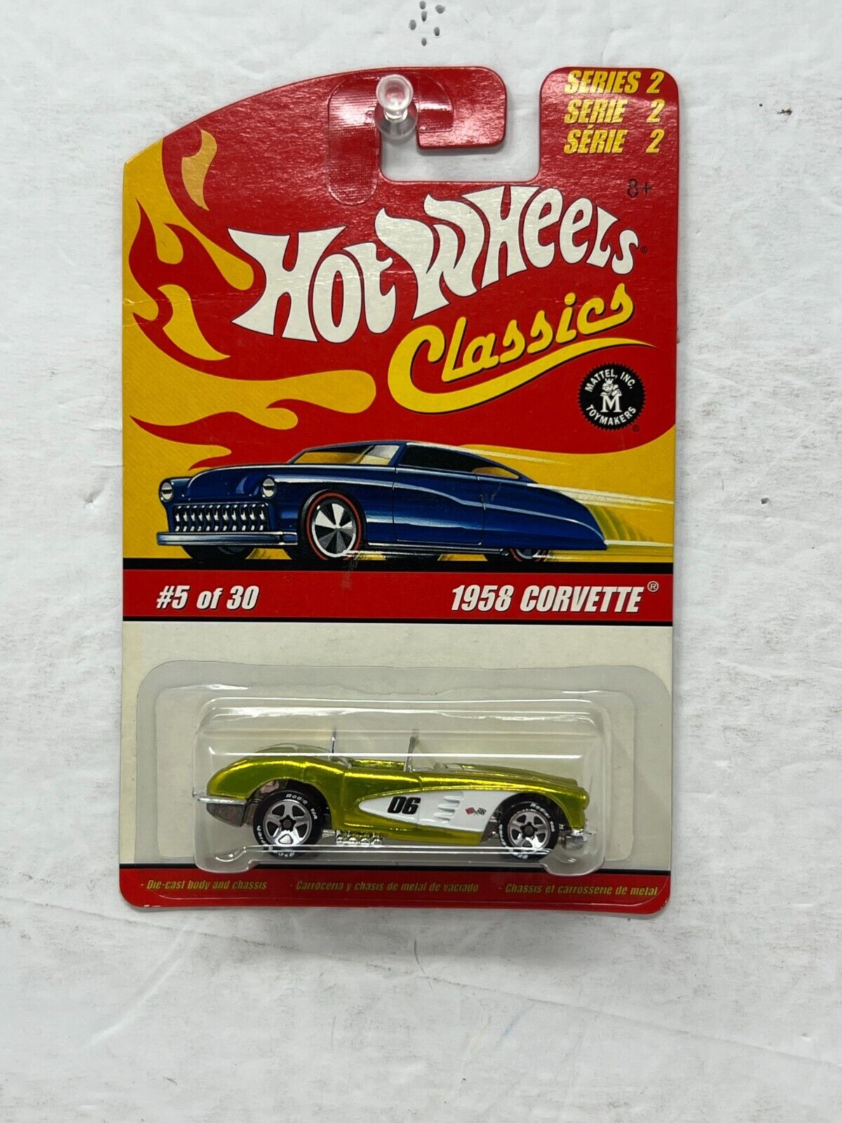 Hot Wheels Classics Series 2 1958 Corvette 1:64 Diecast