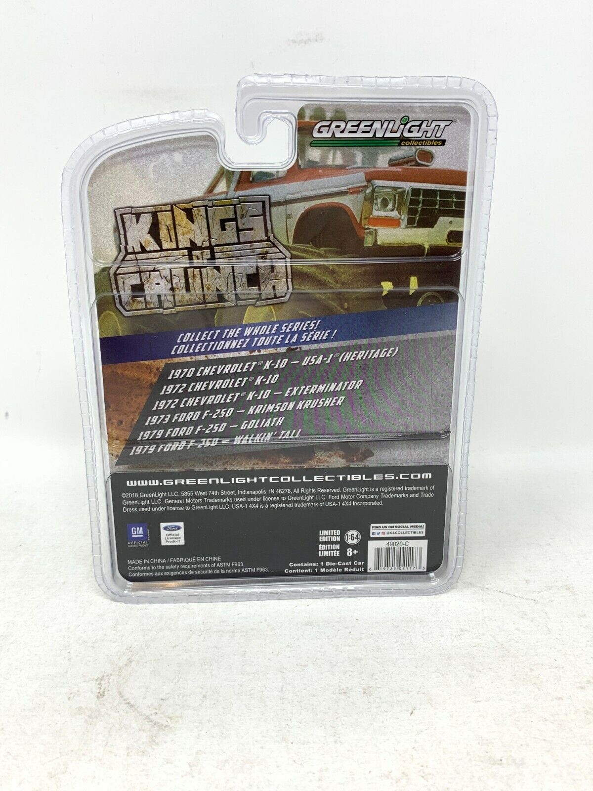 Greenlight Kings of Crunch Series 2 1979 Ford F-250 - Goliath 1:64 Diecast