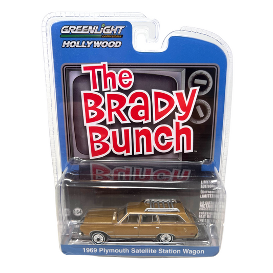 Greenlight Hollywood The Brady Bunch 1969 Plymouth Satellite Wagon 1:64 Diecast