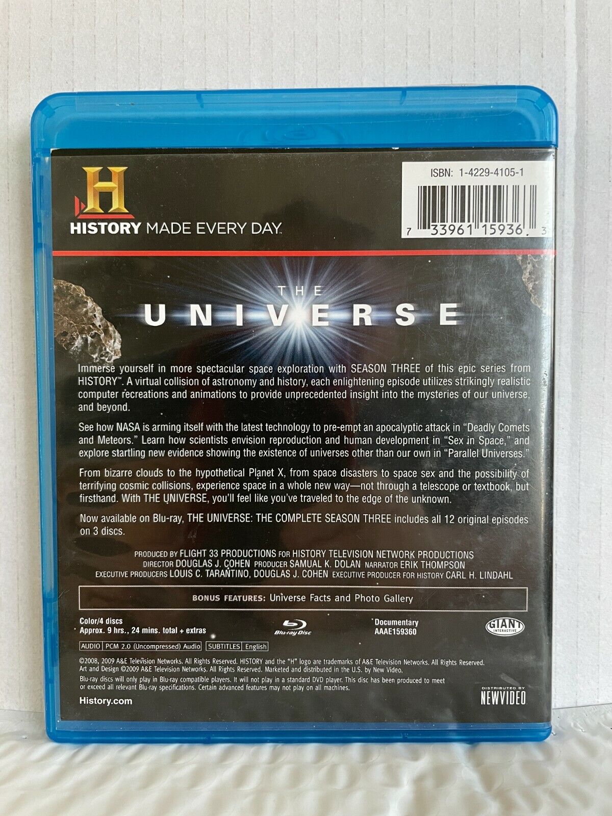 The Universe Season 3 (Blu-ray, 2009) TV Series Boxset Good Condition!!!