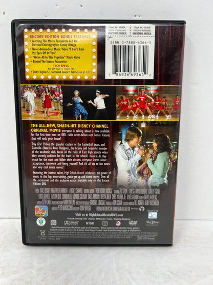 High School Musical (DVD, 2006) Disney Live Action Good Condition!!!