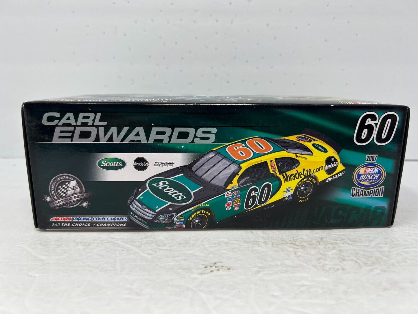 Action Nascar #60 Carl Edwards Scotts Busch Champion 2007 Fusion 1:24 Diecast