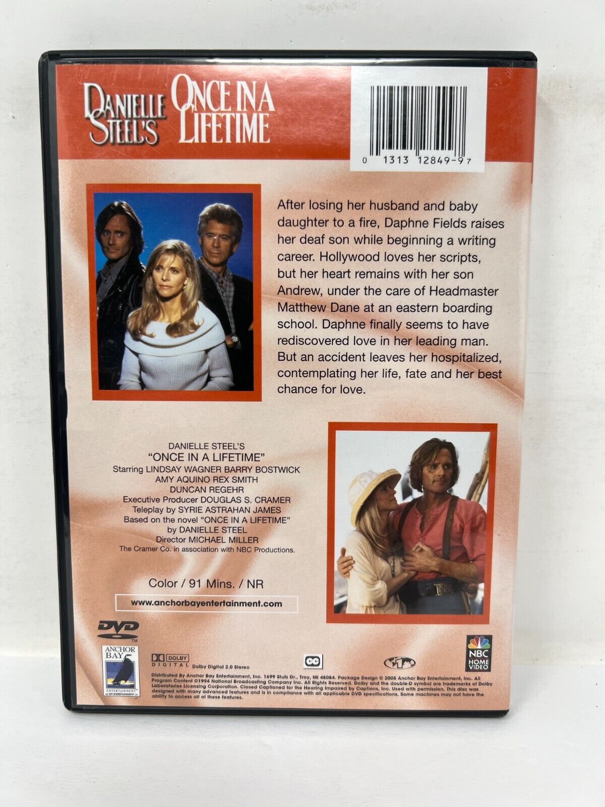 Once in a Lifetime (DVD, 2005) Drama Danielle Steel Good Condition!!!