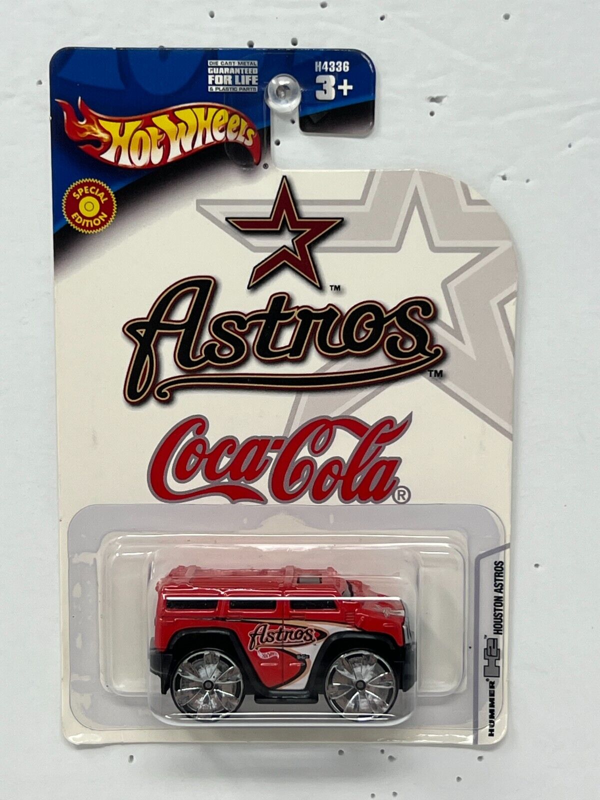 Hot Wheels Coca-Cola Houston Astros MLB Hummer H2 1:64 Diecast