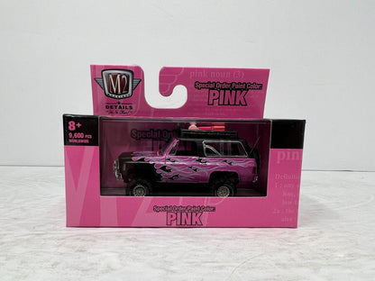 M2 Machines PINK 1973 Chevrolet K5 Blazer S110 1:64 Diecast