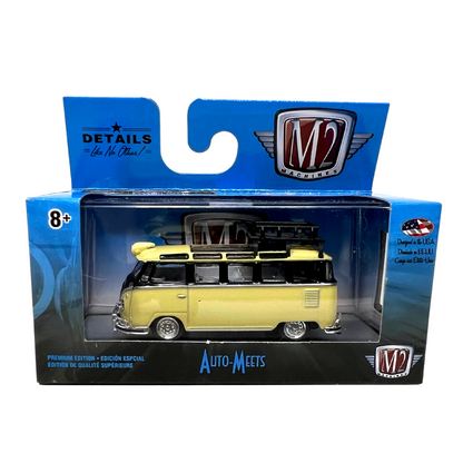 M2 Machines Auto-Meets 1959 VW Microbus Deluxe U.S.A. Model R49 1:64 Diecast