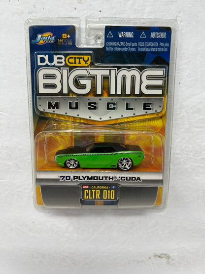 Jada Dub City Bigtime Muscle '70 Plymouth Cuda 1:64 Diecast