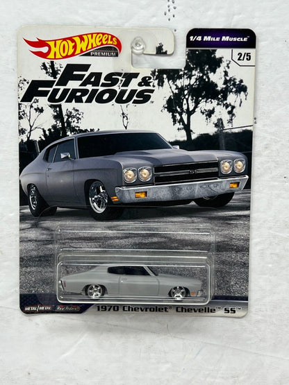 Hot Wheels Premium Fast & Furious 1970 Chevrolet Chevelle SS 1:64 Diecast