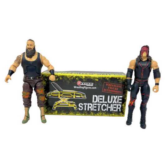 WWE Braun Strowman Vs Kane Stretcher Match Wrestling Action Figures Mattel