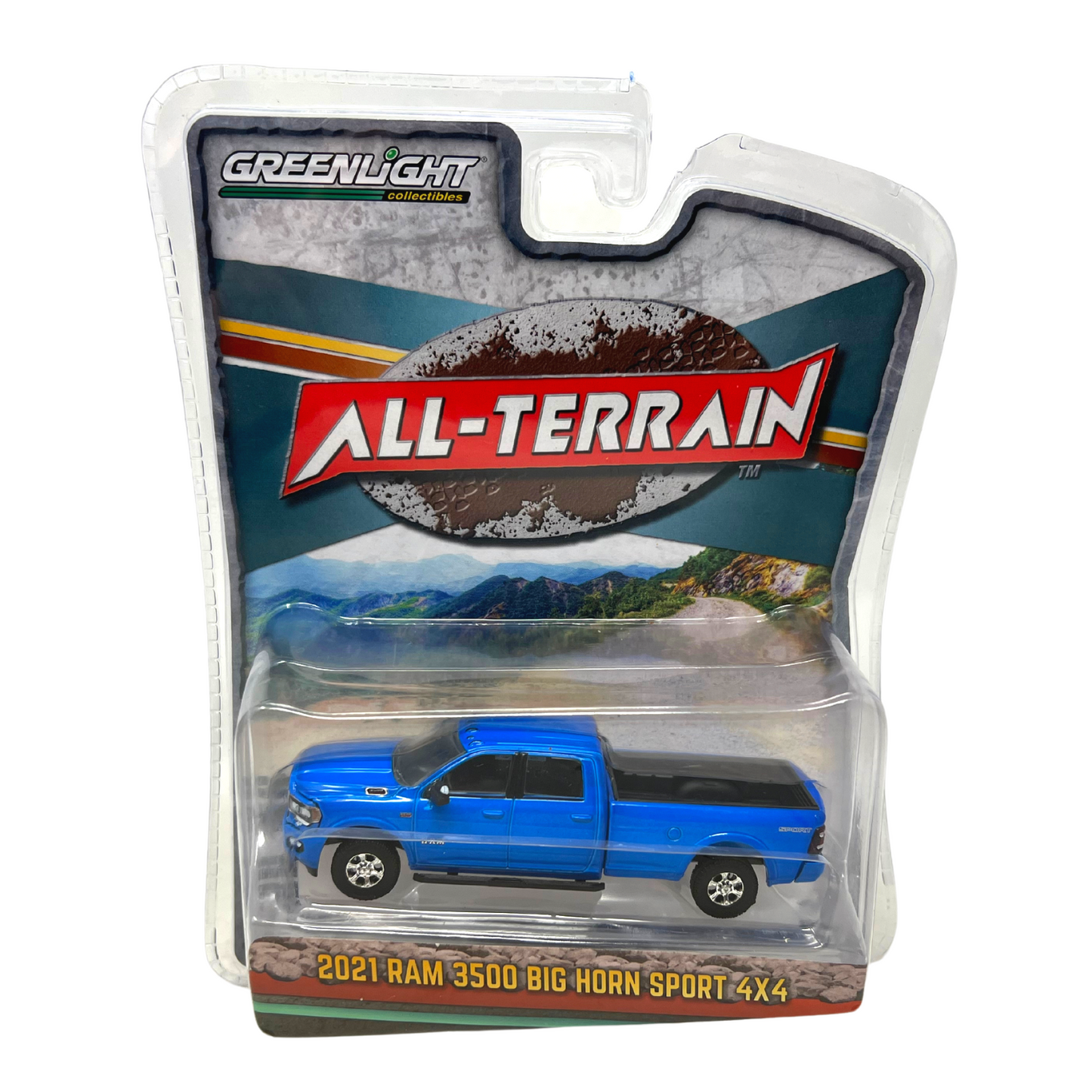 Greenlight All-Terrain 2021 Ram 3500 Big Horn Sport 4X4 1:64 Diecast