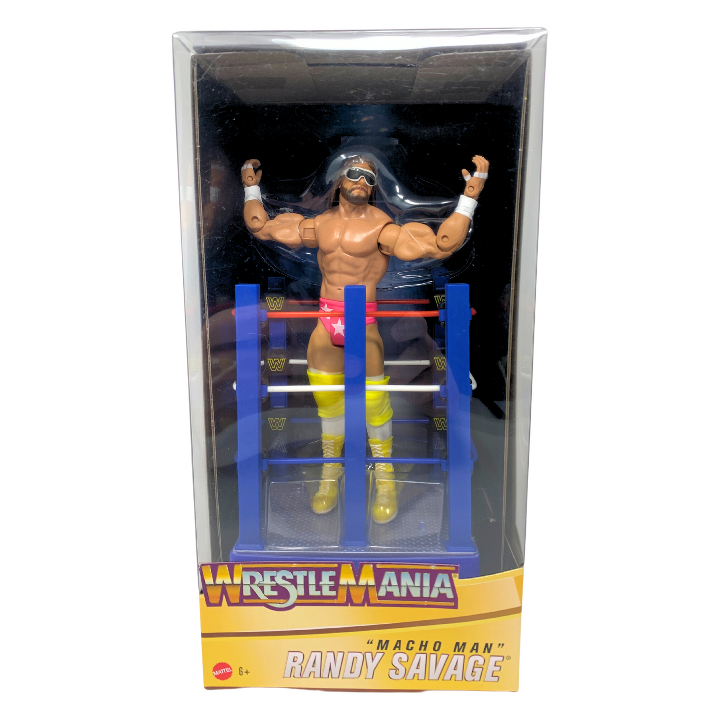 WWE Wrestlemania Celebration Macho Man Randy Savage Ring Cart Action Figure