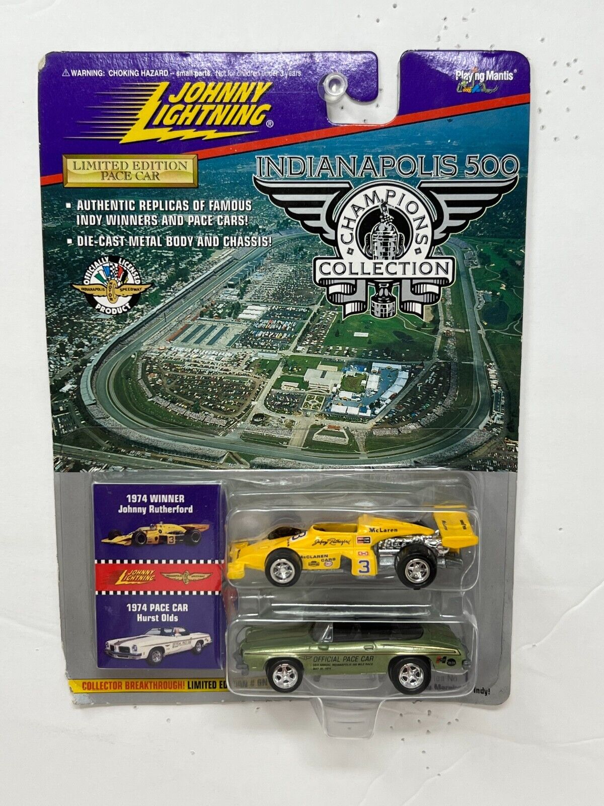 Johnny Lightning Indianapolis 500 Johnny Rutherford 1974 Hurst Olds 1:64 Diecast