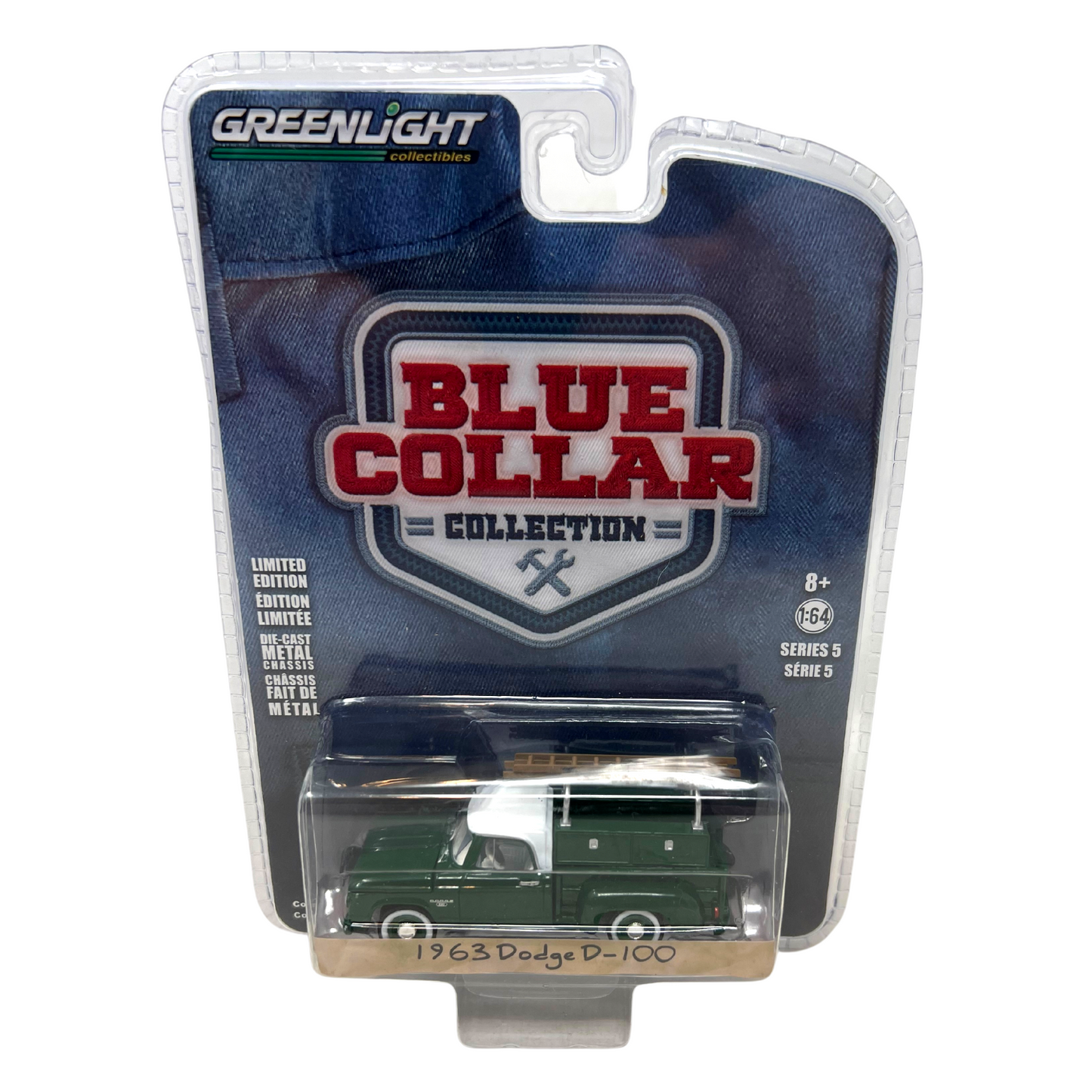 Greenlight Blue Collar Series 5 1963 Dodge D-100 1:64 Diecast