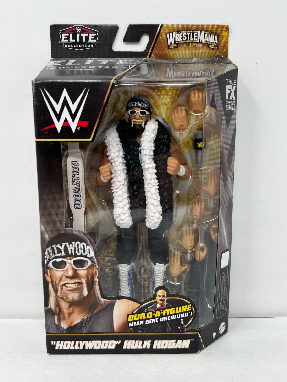 WWE Hollywood Hulk Hogan Elite Collection Wrestlemania Mattel Action Figure