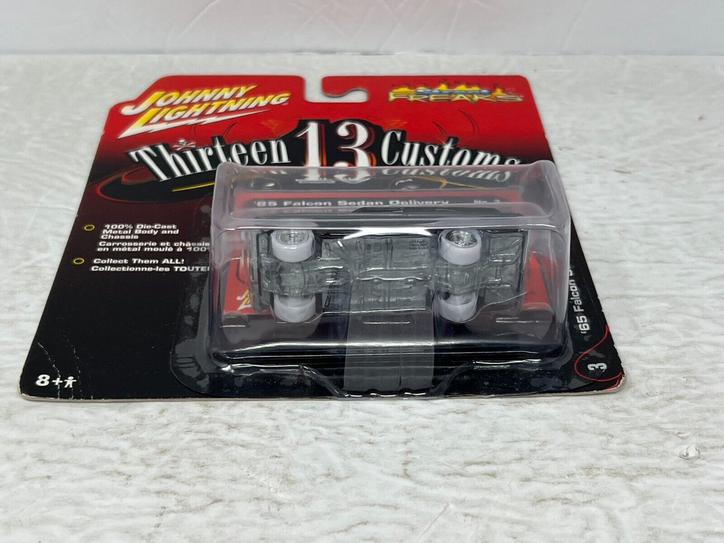 Johnny Lightning 1965 Falcon Sedan Delivery WHITE LIGHTNING 1:64 Diecast