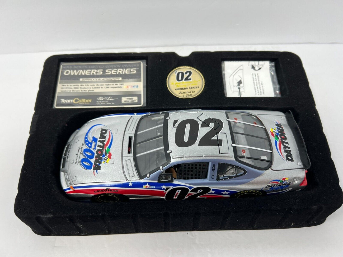 Team Caliber Owners Nascar 2002 Daytona 500 Pontiac Grand Prix 1:24 Diecast