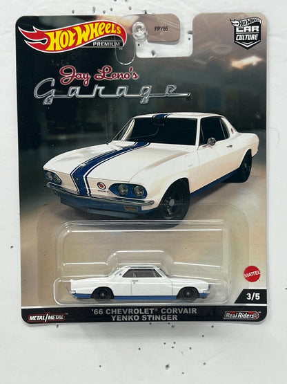 Hot Wheels Premium Jay Leno's Garage 66 Chevy Corvair Yenko Stinger 1:64 Diecast