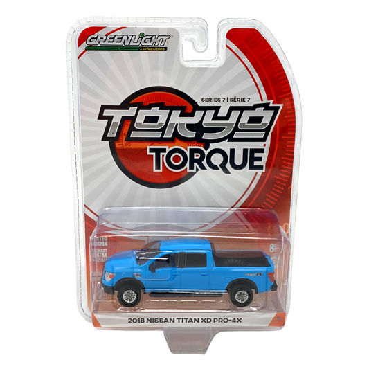 Greenlight Tokyo Torque Series 7 2018 Nissan Titan XD Pro-4X 1:64 Diecast