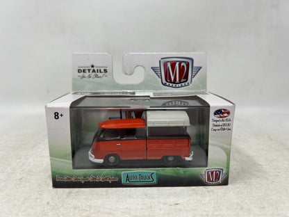 M2 Machines Auto-Trucks 1960 VW Double Cab Truck USA Model R54 1:64 Diecast