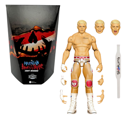 WWE Cody Rhodes Ultimate Edition American Nightmare Mattel Action Figure Mattel Toys