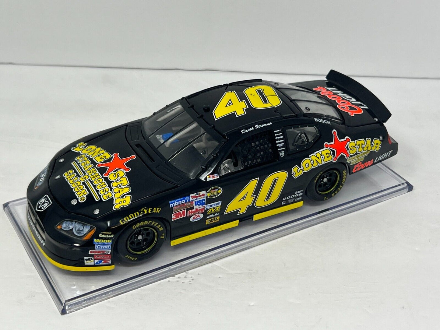 Action Nascar #40 David Stremme Lone Star Steakhouse 2006 Charger 1:24 Diecast