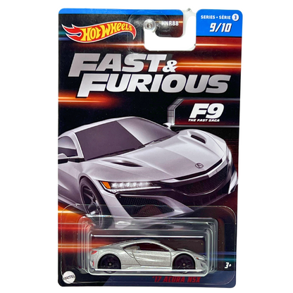 Hot Wheels Fast & Furious '17 Acura NSX F9 The Fast Saga 1:64 Diecast