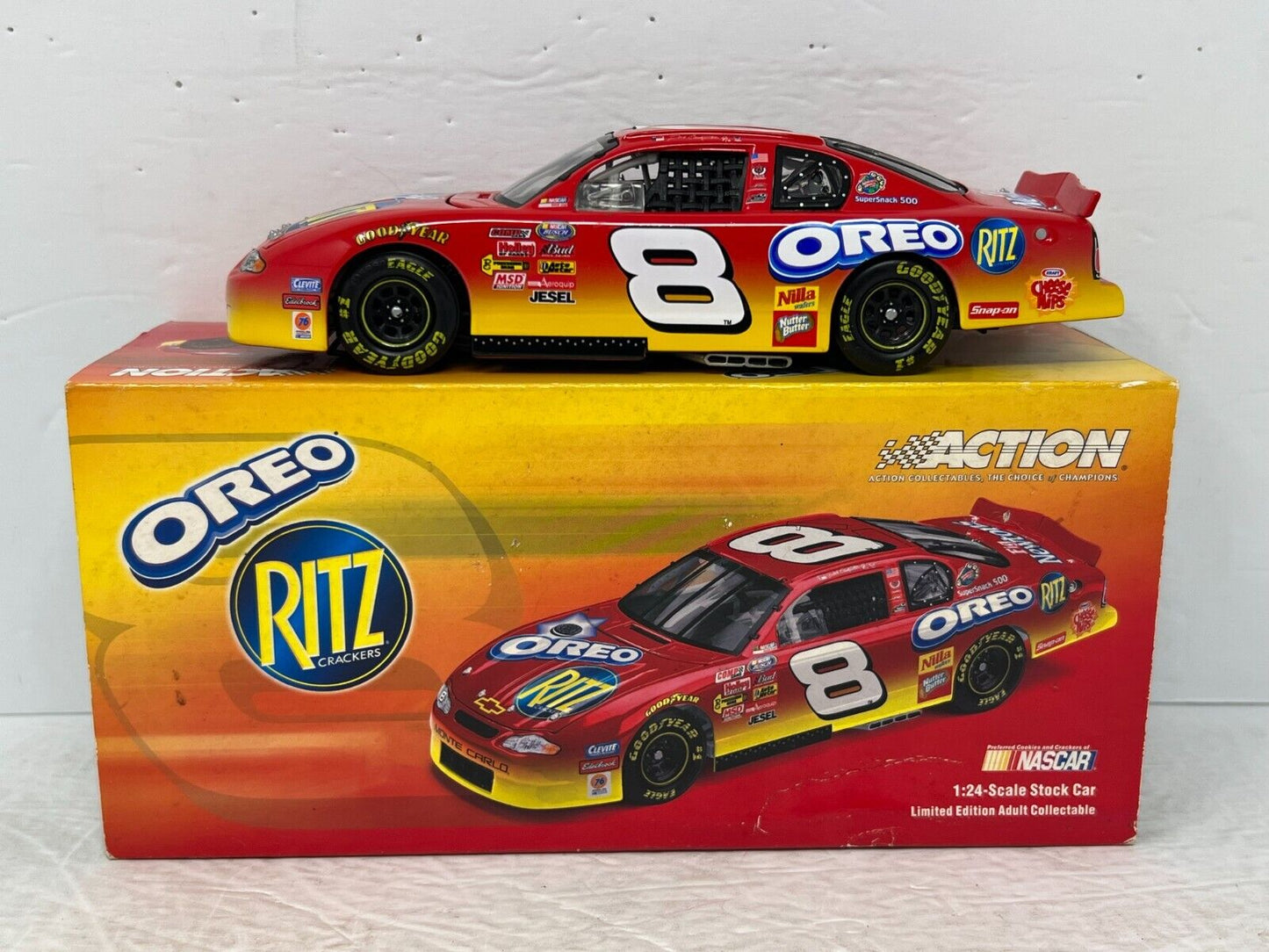 Action Nascar #8 Dale Earnhardt Jr Ritz Oreo GM Dealers 2003 Chevy 1:24 Diecast