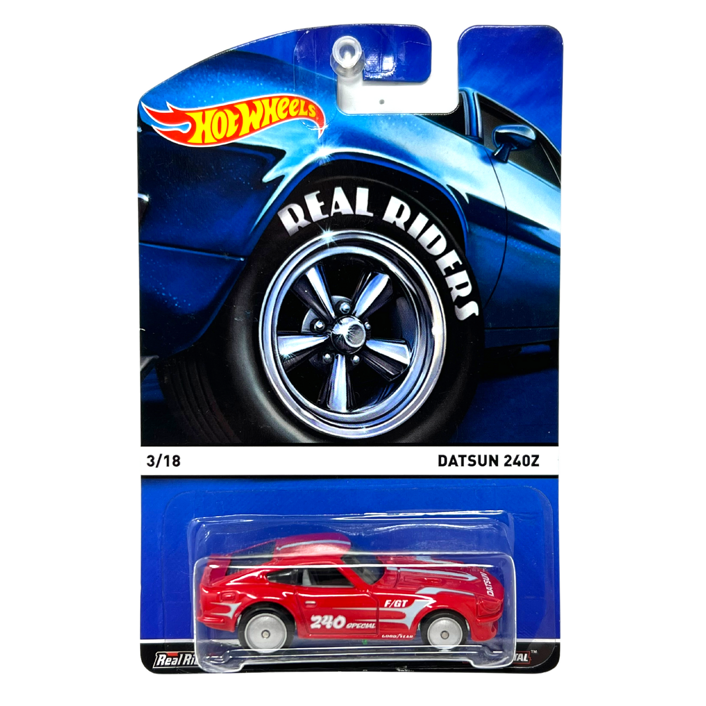 Hot Wheels Heritage Real Riders Datsun 240Z 1:64 Diecast