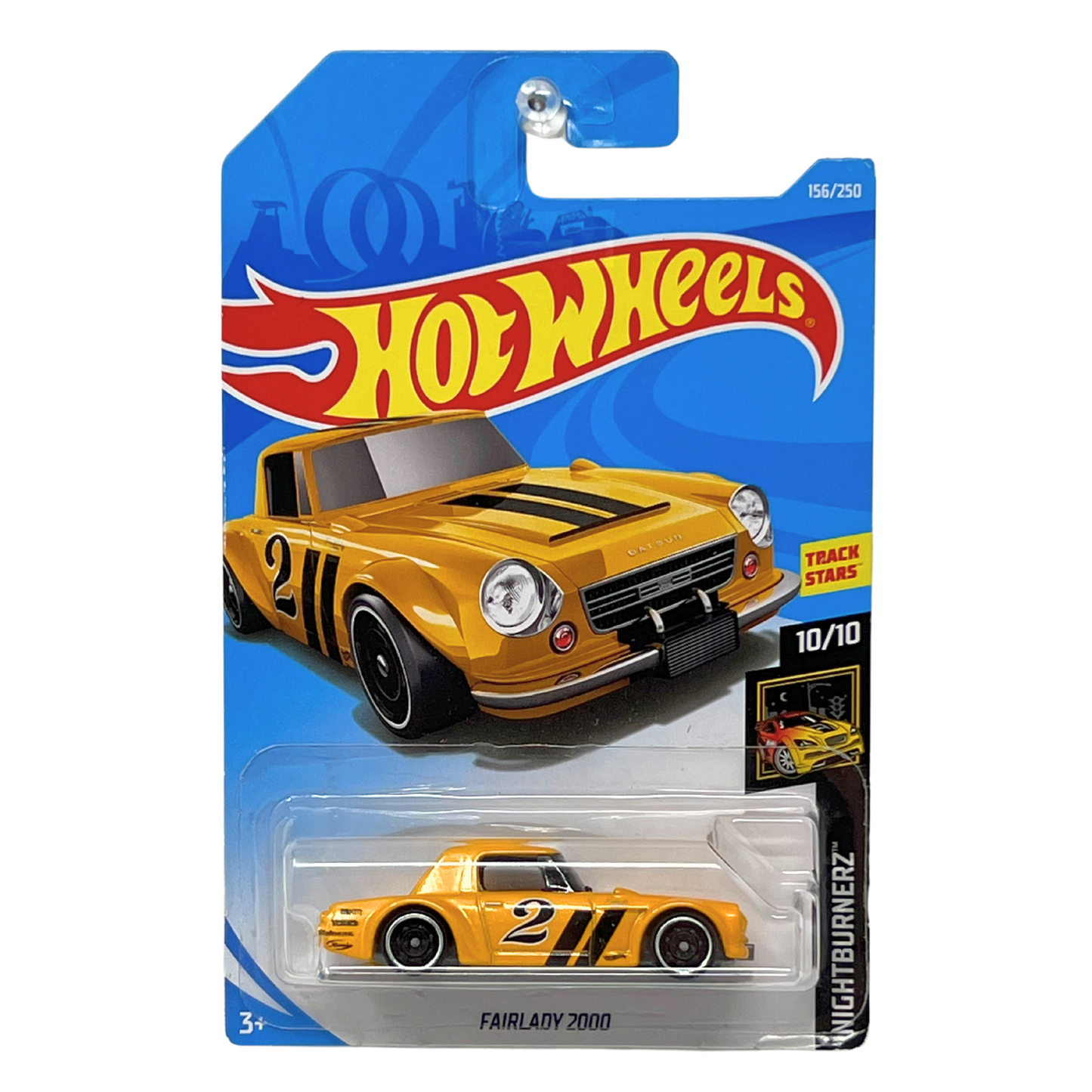 Hot Wheels Nightburnerz Fairlady 2000 JDM 1:64 Diecast Yellow