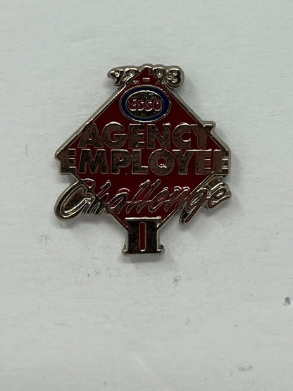 92-93 Esso Agency Employee Challenge II Gas & Oil Lapel Pin