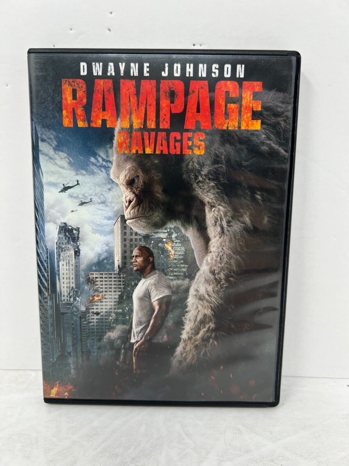 Rampage (DVD, 2018) Sci-Fi Dwayne "The Rock" Johnson Good Condition!!!