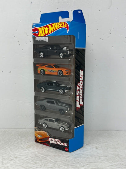 Hot Wheels Fast & Furious 5-Car Gift Pack 1:64 Diecast