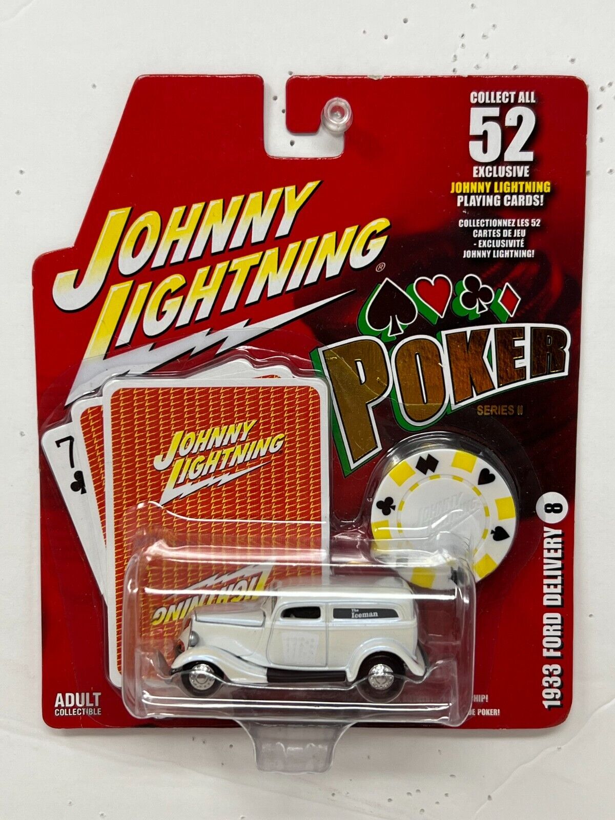 Johnny Lightning Poker 1933 Ford Delivery 1:64 Diecast