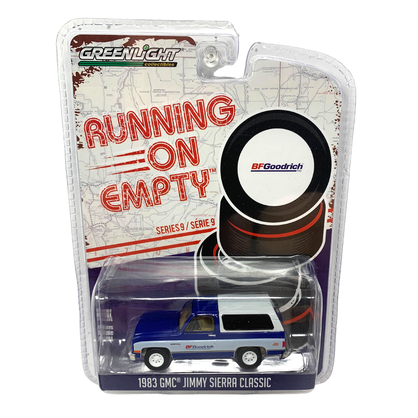 Greenlight Running On Empty Series 9 1983 GMC Jimmy Sierra Classic 1:64 Diecast