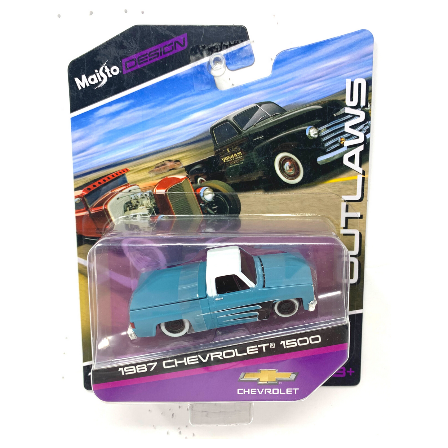 Maisto Design Outlaws 1987 Chevrolet 1500 1:64 Diecast