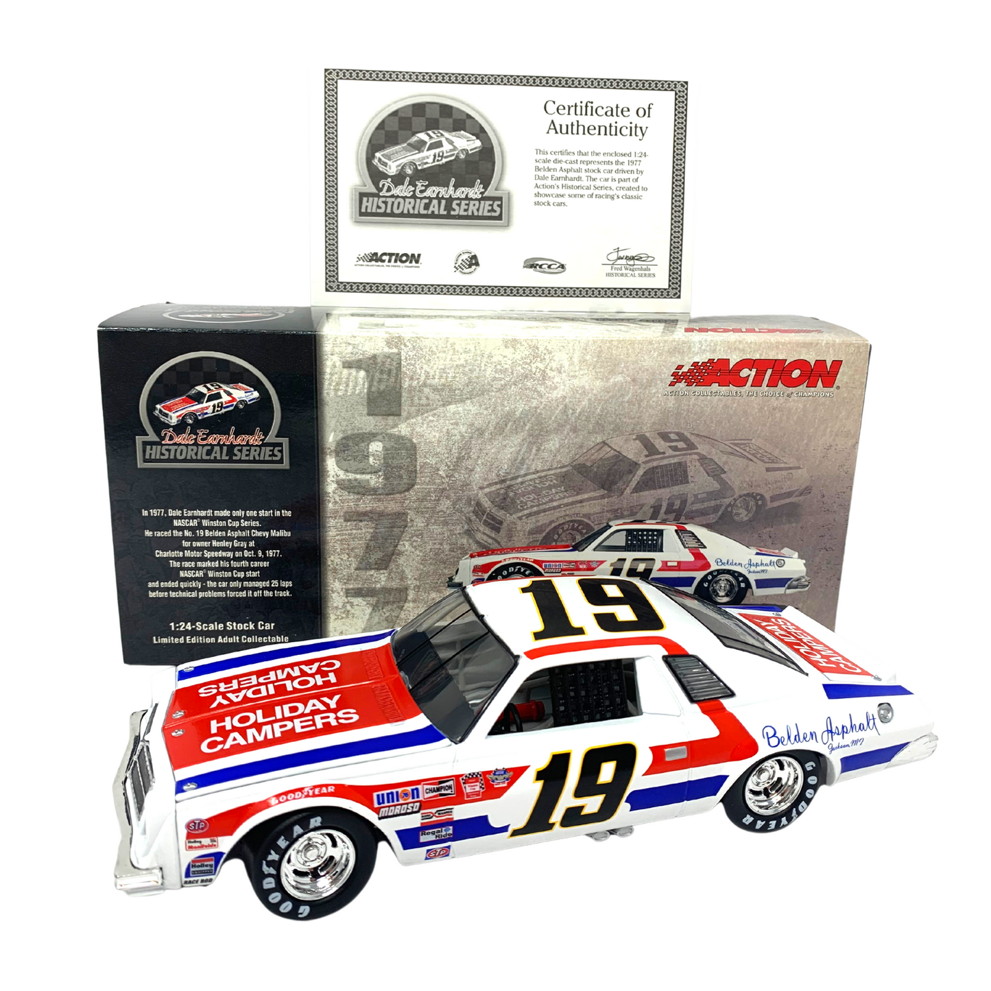 Action Nascar #19 Dale Earnhardt Sr. Belden Asphalt Malibu 1:24 Diecast