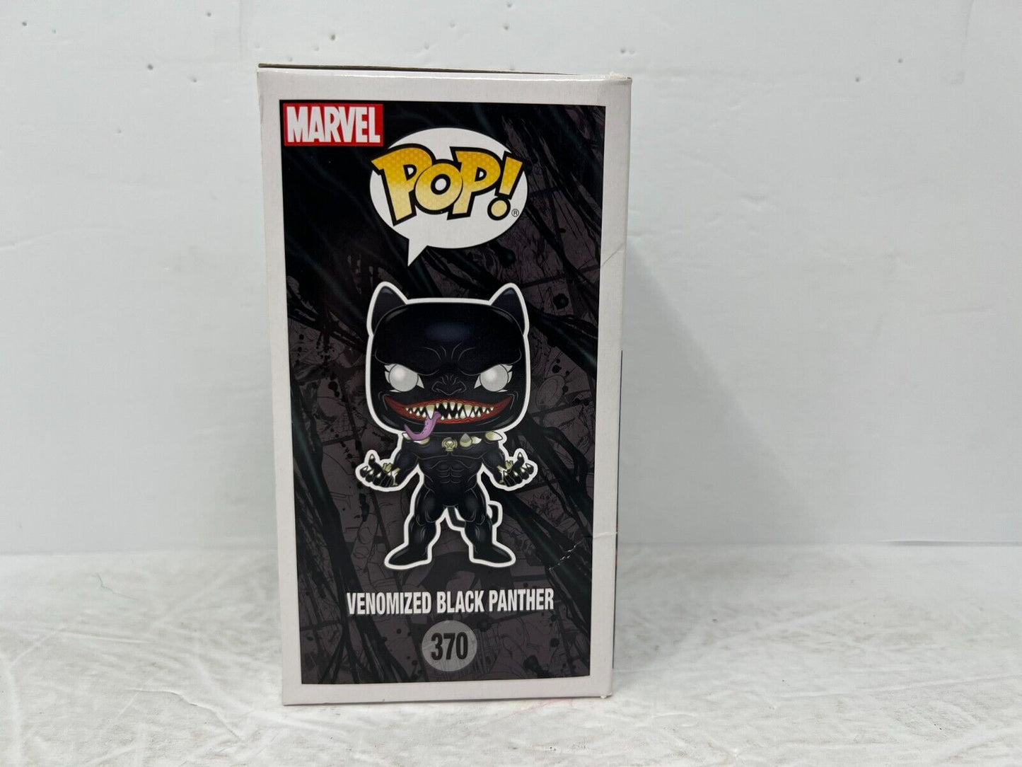 Funko Pop! Marvel Venom #370 Venomized Black Panther EB Excl. Bobble-Head Vault