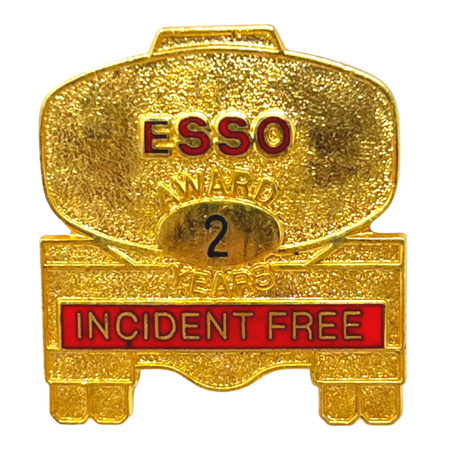 Esso Incident Free Award 2 Year Gas & Oil Lapel Pin