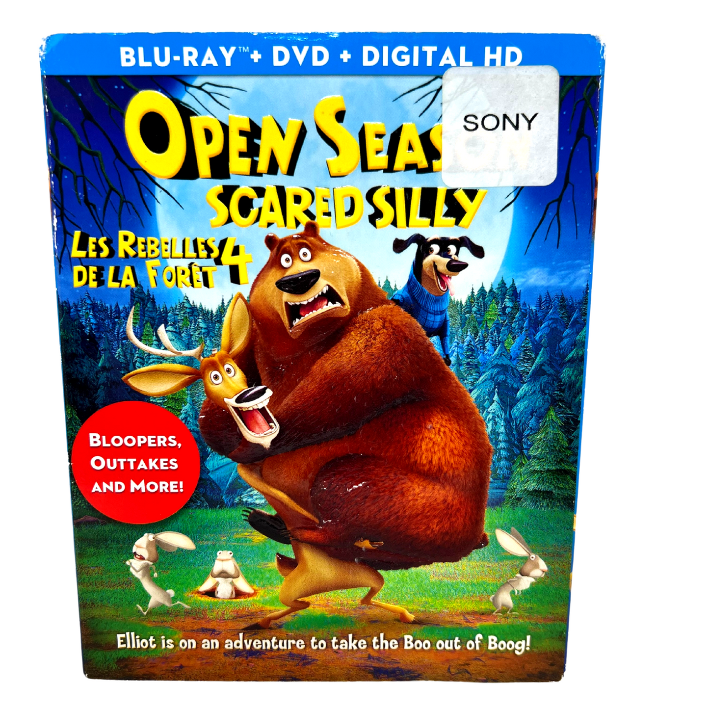 Open Season Scared Silly (Blu-ray, 2016) William Townsend Kids Cartoon Sealed!!!