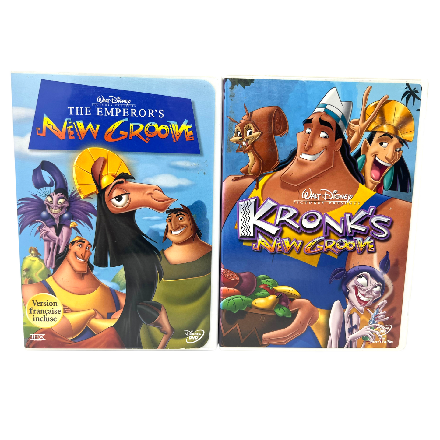 Disney The Emperor's New Groove 1 & 2 (DVD) Collection Lot Good Condition!!!