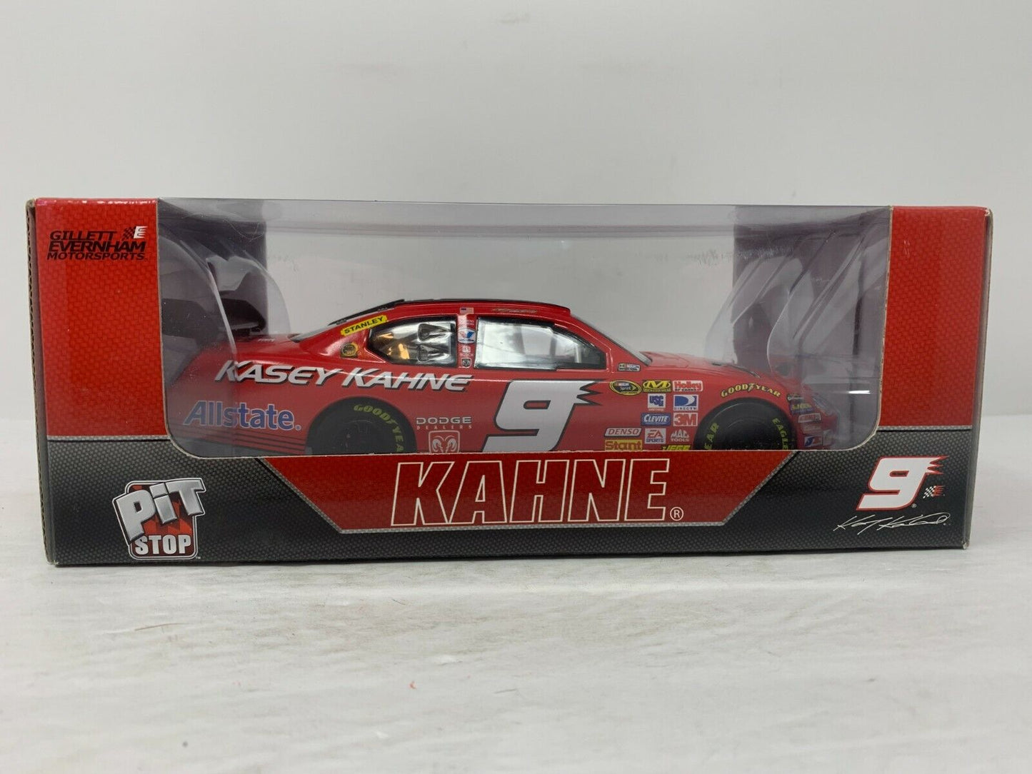 Motorsports Authentics Pit Stop #9 Kasey Kahne Gillett Evernham 1:24 Diecast