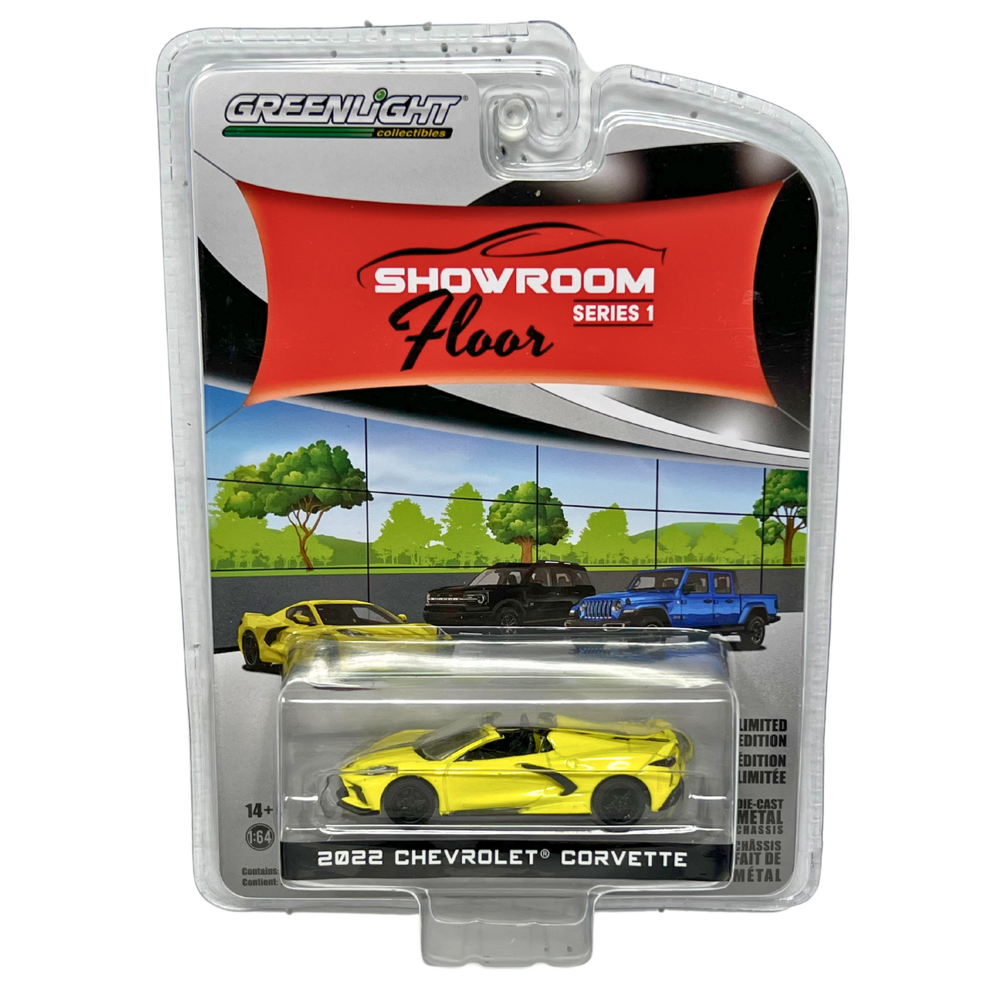 Greenlight Showroom Floor 2022 Chevrolet Corvette 1:64 Diecast