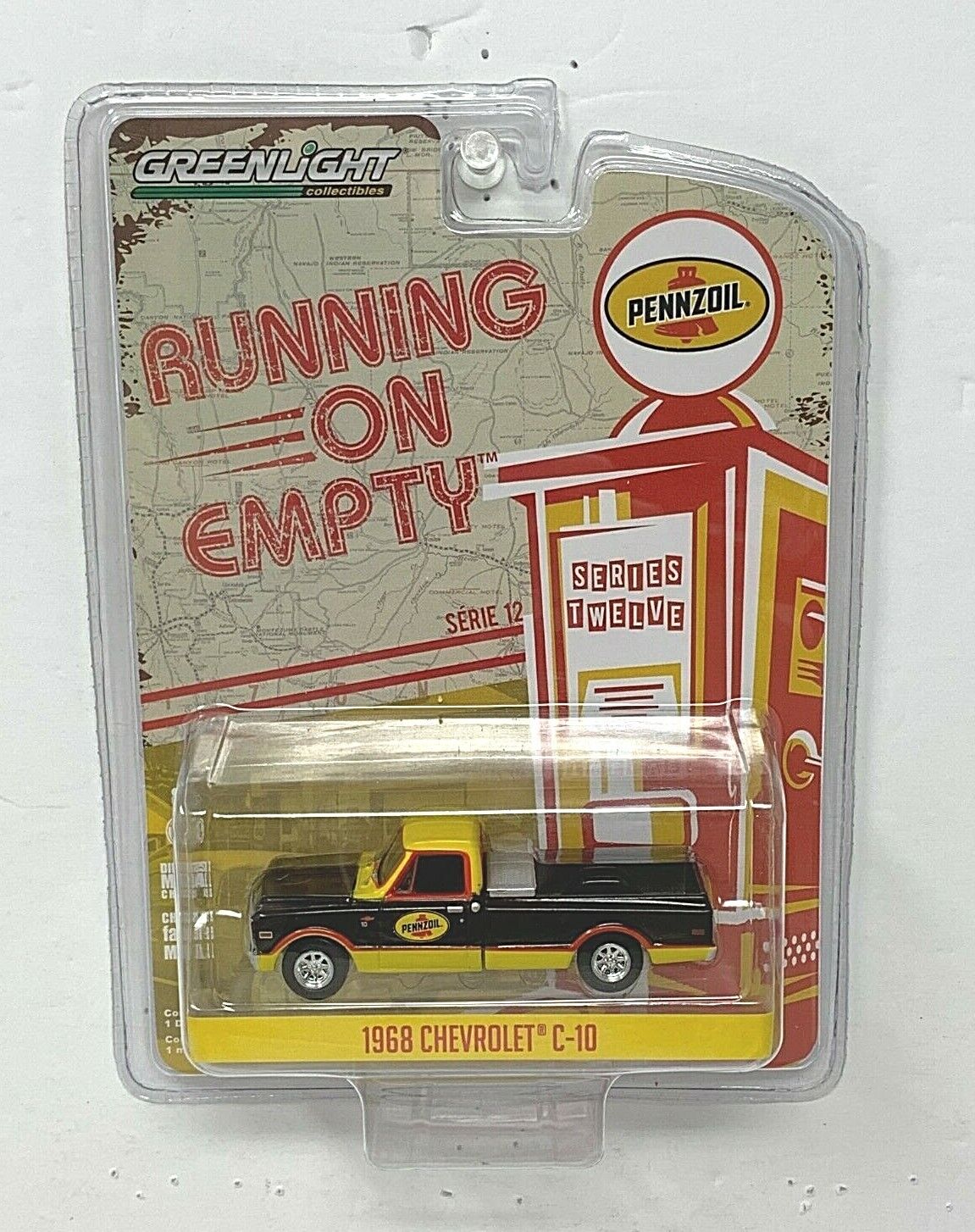 Greenlight Running on Empty Series 12 1968 Chevrolet C-10 1:64 Diecast