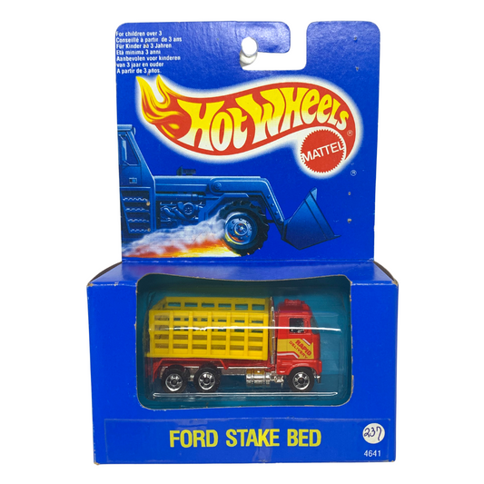 Hot Wheels Blue Box Ford Stake Bed 1:64 Diecast