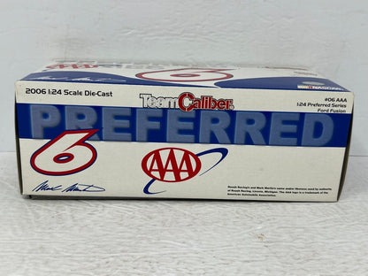 Team Caliber Preferred Nascar #6 Mark Martin AAA 2006 Ford Fusion 1:24 Diecast