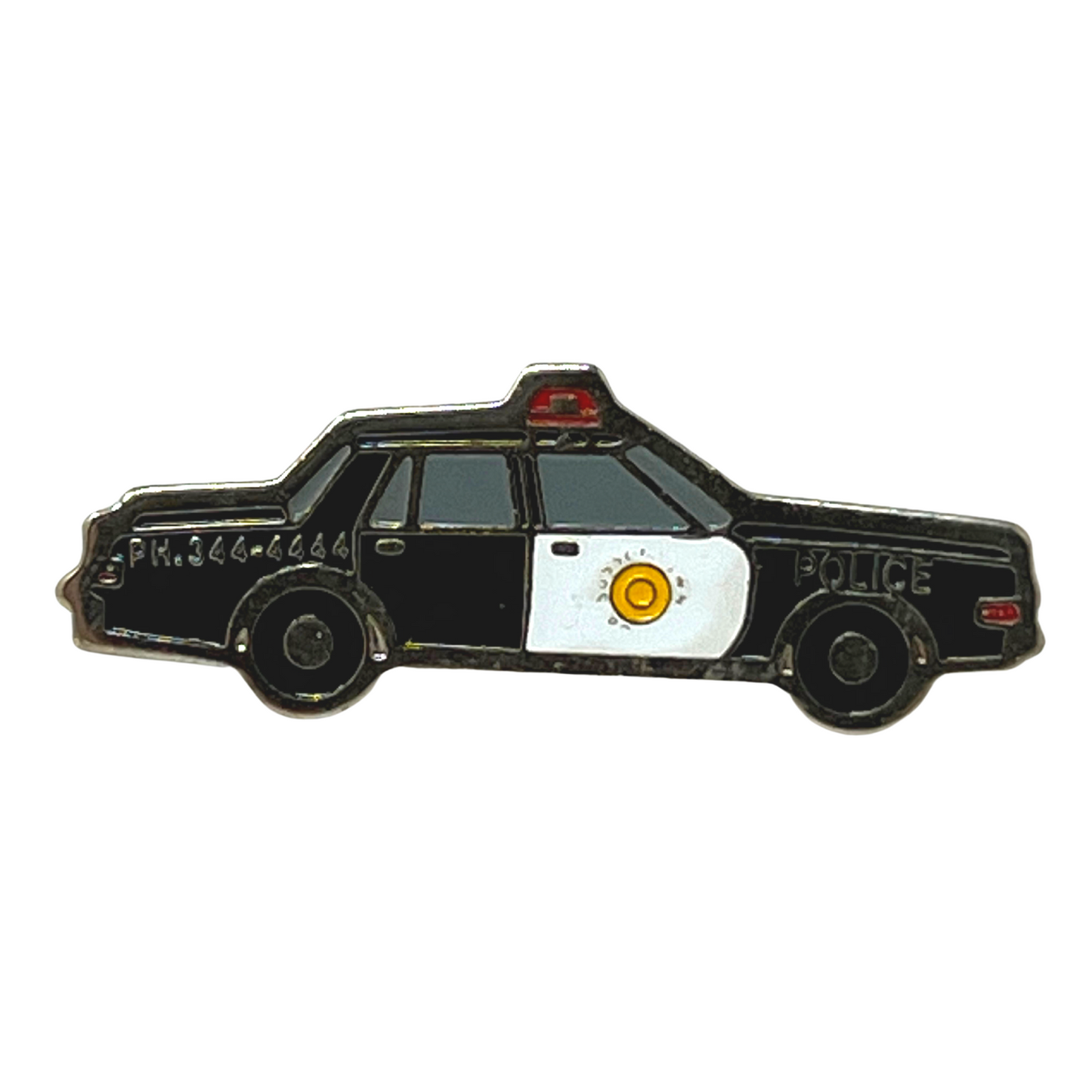 Police Car Emergency Services Lapel Pin